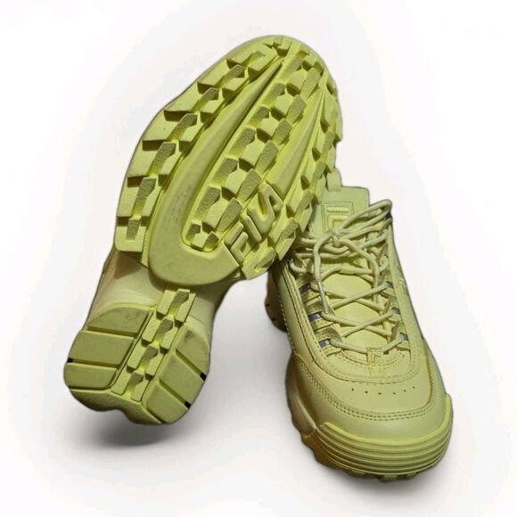 Fila Disruptor 2 Womens Shoes Sz 7 Running Athletic Tender Yellow Sneakers - Picture 6 of 6